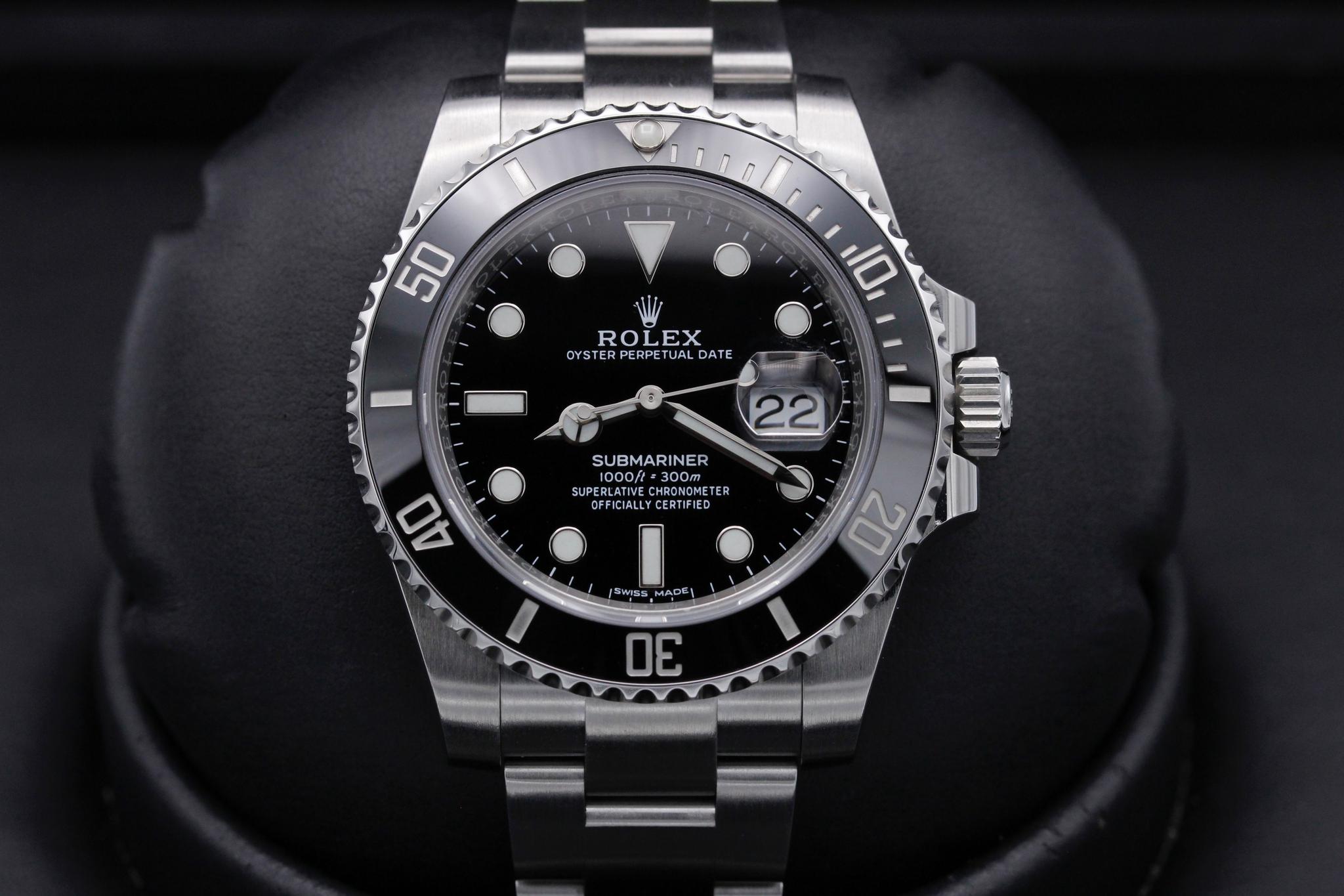 Rolex Oyster Perpetual Submariner date. Model 116610LN. 2018