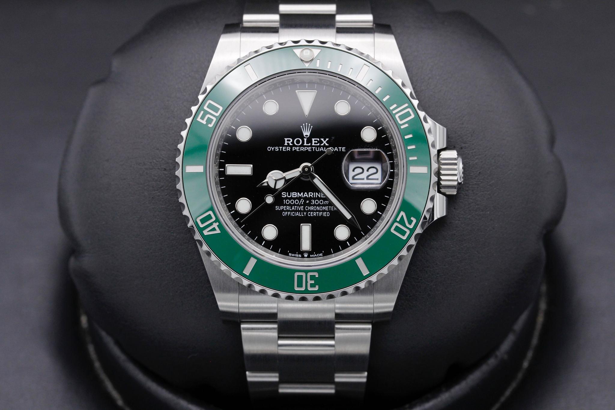 Rolex Submariner 41mm 126610 Rolex Black Oyster Green