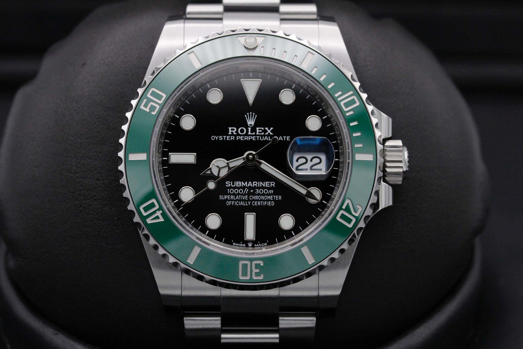 Rolex Submariner Kermit Green NEW 2021 - Trade Watches Inc.