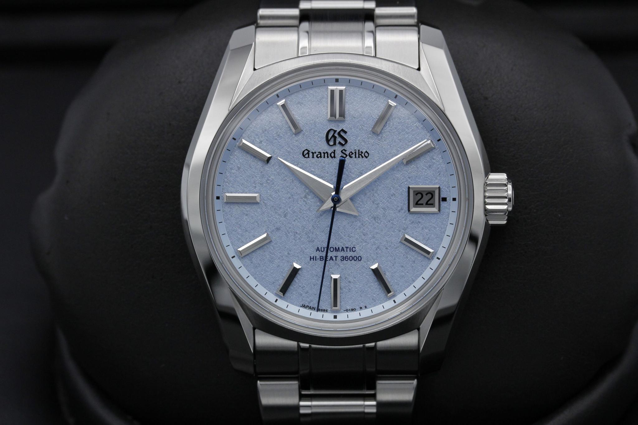 Grand Seiko Heritage Watch with Ice Blue Dial, 40mm