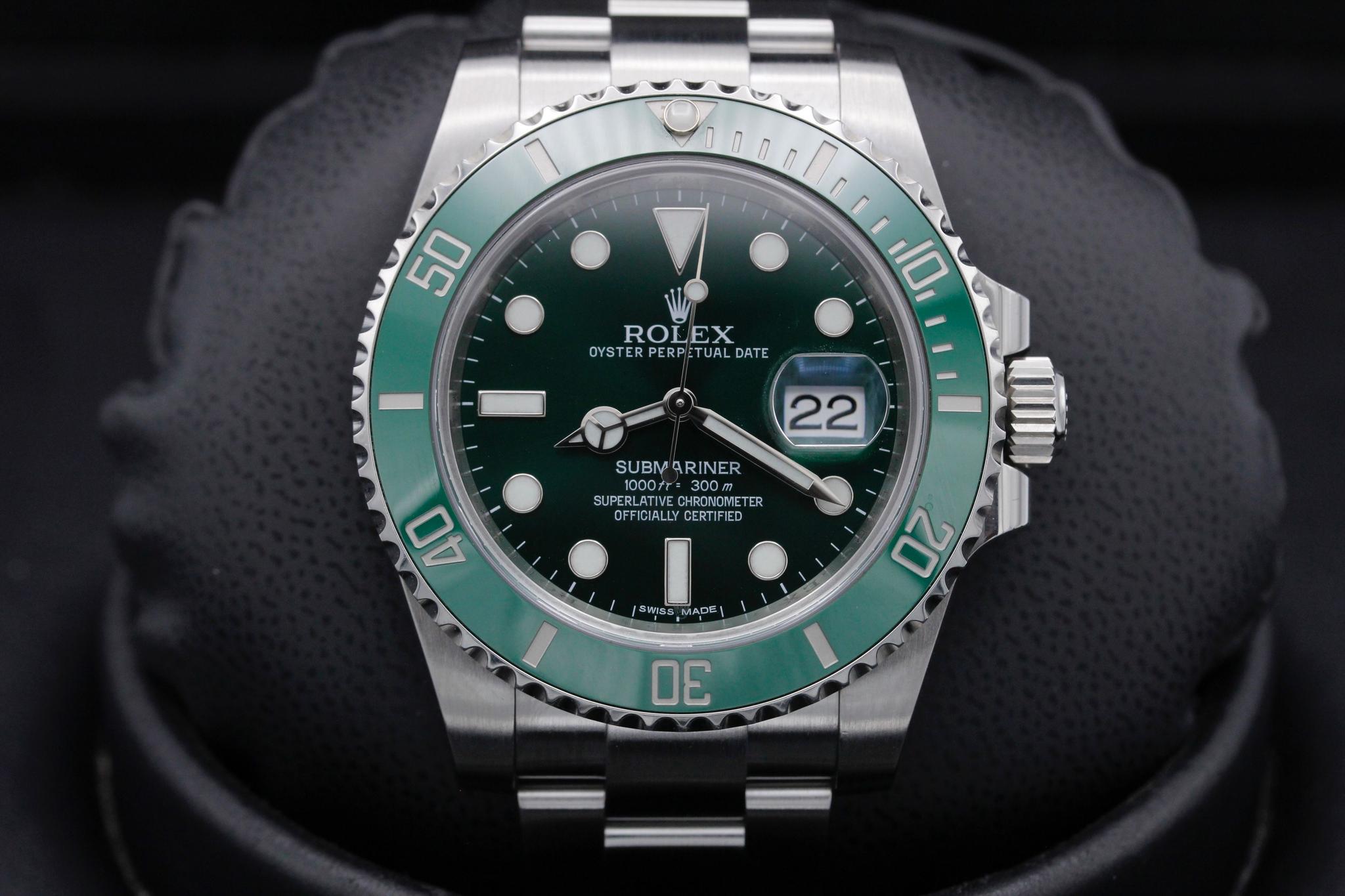 Pre-Owned Rolex Submariner Date Hulk 116610LV