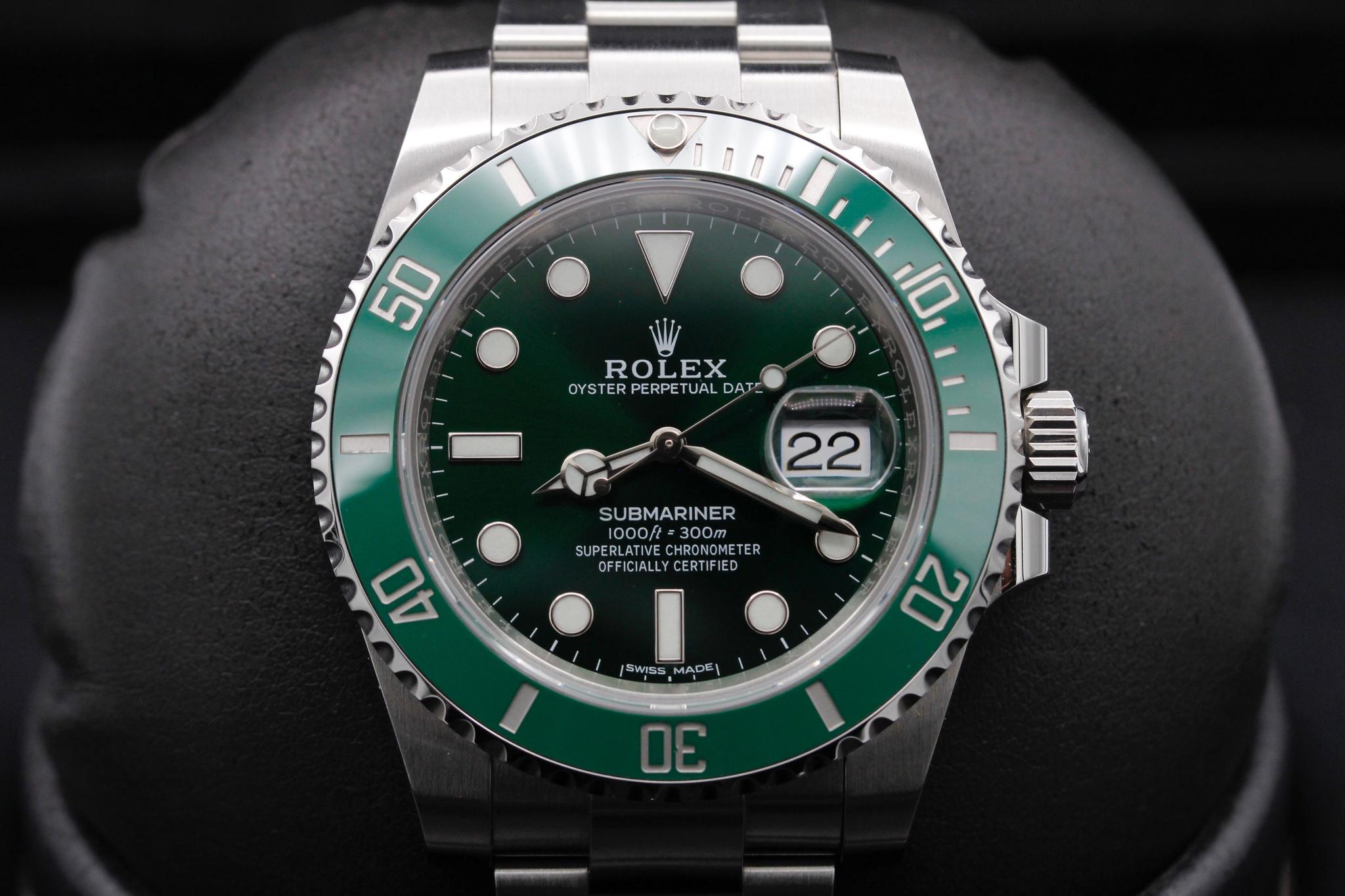 Rolex Rolex Oyster Perpetual Submariner 'Hulk' Watch 116610LV