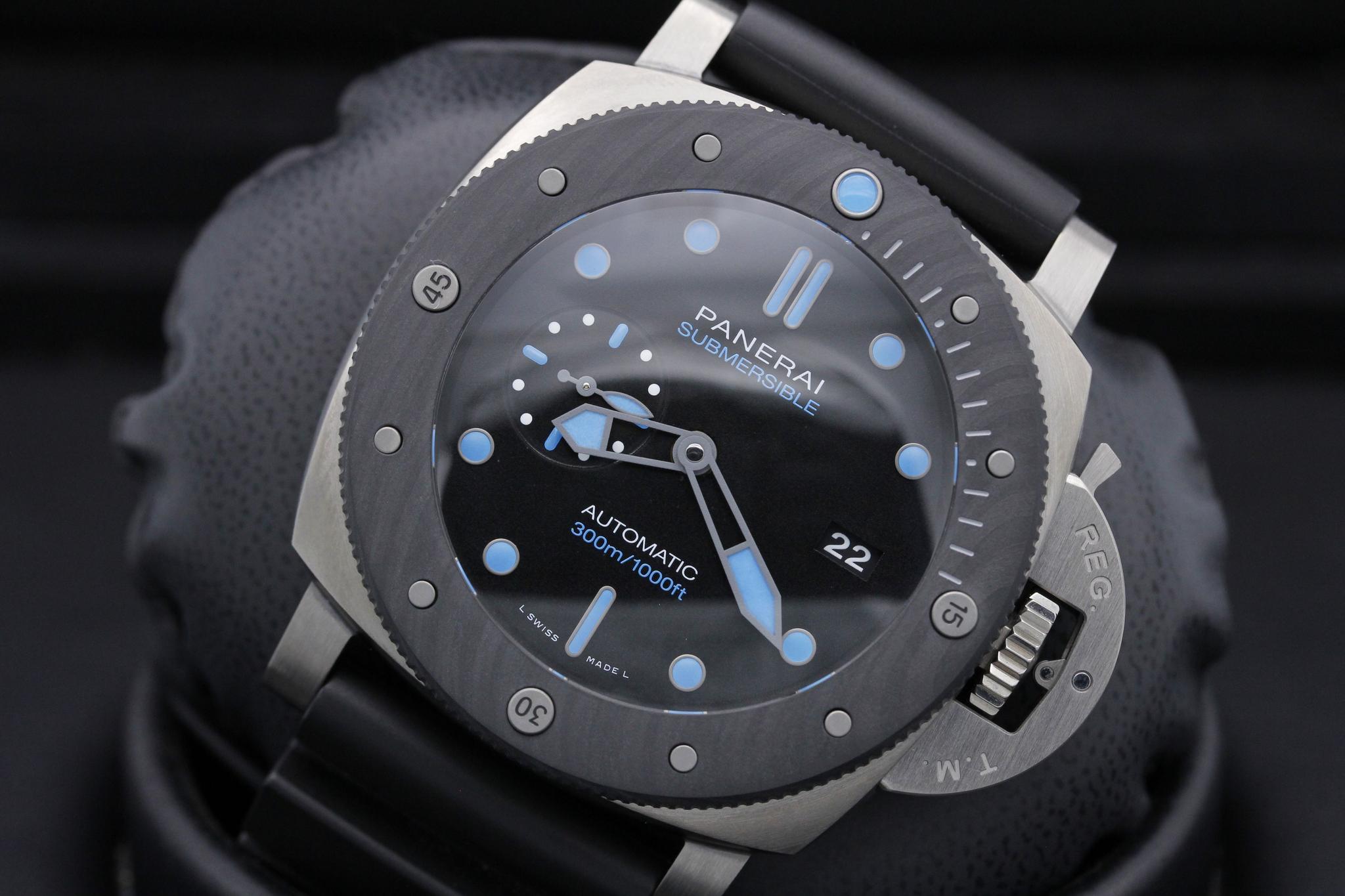 Pre Owned Panerai Luminor Submersible BMG Tech PAM 799 OC WATCH GUY