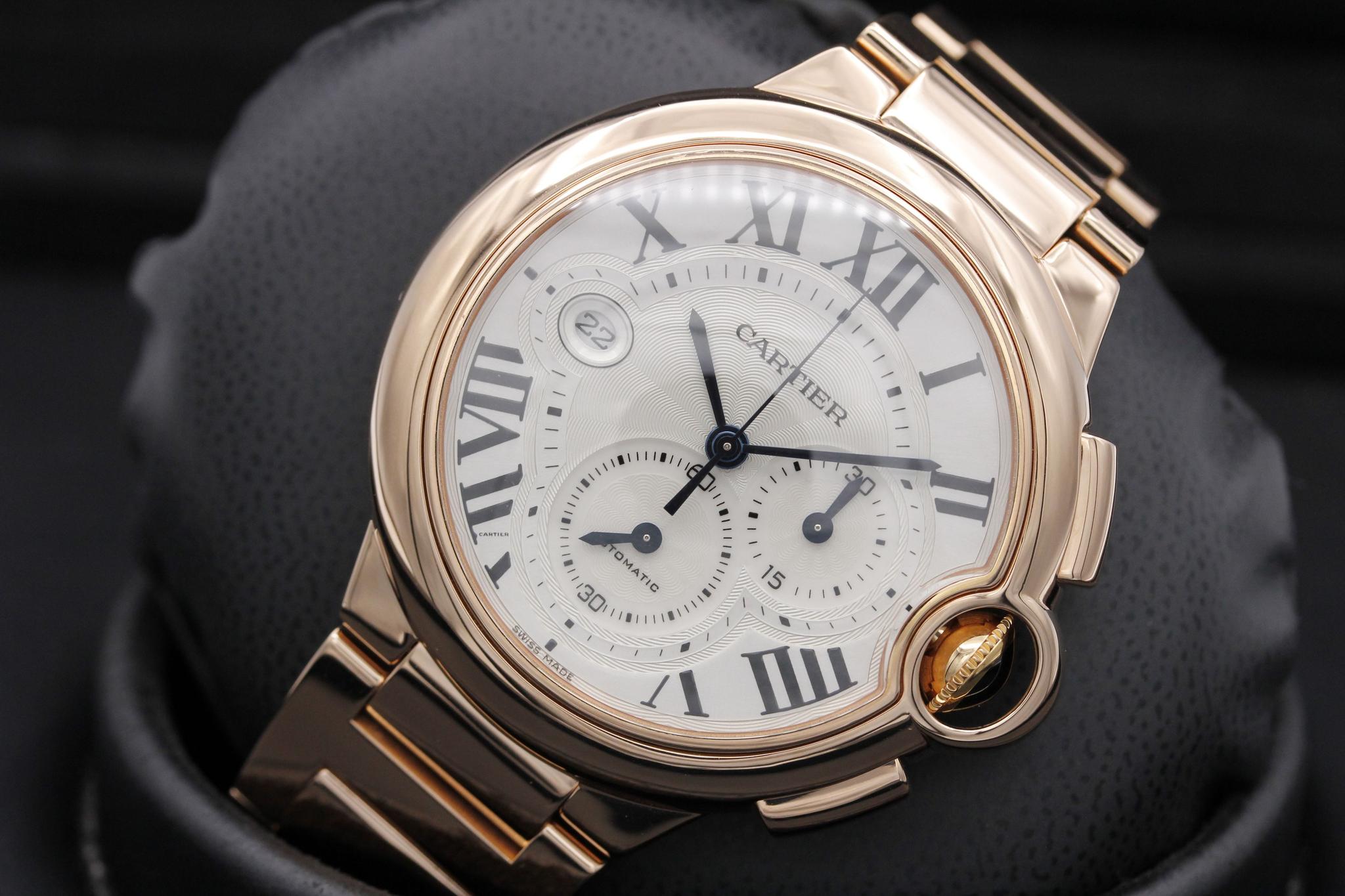 Pre Owned Cartier Ballon Bleu De Cartier Chronograph W6920010 OC