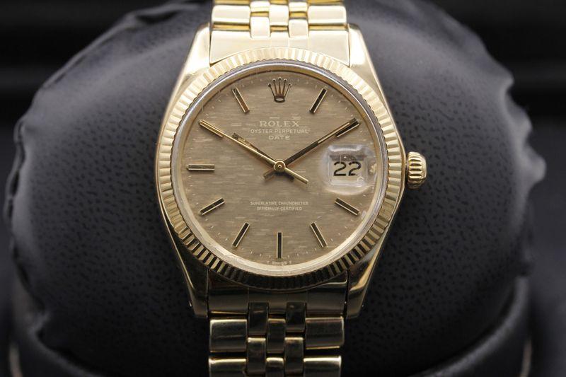 Rolex Date "14kt Solid Gold" 1503